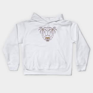 Aloha Summer Skull 2 Kids Hoodie